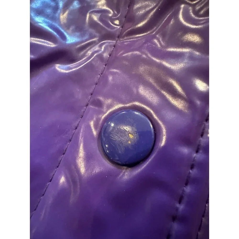 Vintage Misty Harbor ☔️ Kid's Any Weather Slicker Purple Raincoat Size‎ 7 (399)